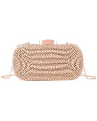 Tiffany & Fred Paris - Tiffany And Fred Paris Woven Metallic Frame Clutch - Lyst