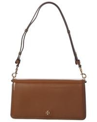 Tory Burch - Emerson Smooth Leather Convertible Crossbody - Lyst