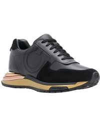 Ferragamo - Brooklyn Low-Top Leather Sneaker - Lyst