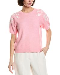 Cece - Embroidered Sweater - Lyst