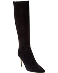 L'Agence - Giverny Knee High Suede Boot - Lyst