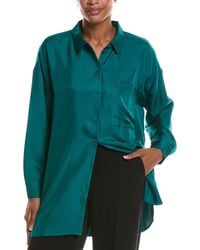 Eileen Fisher - Silk Shirt - Lyst