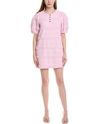 Fate - Puckered Shift Dress - Lyst