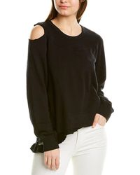 Wilt Open Shoulder Sweatshirt - Black