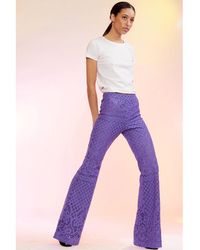 Cynthia Rowley - Lace Fit & Flare Pant - Lyst