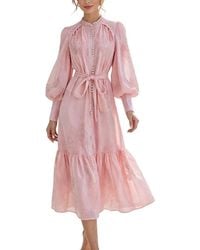Emma way - Midi Dress - Lyst