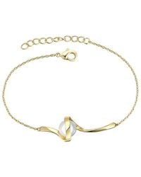 Genevive Jewelry - 14k Over Silver 7mm Pearl Bracelet - Lyst