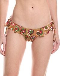 Montce - Uno Ruffle Bows Bikini Bottom - Lyst