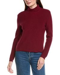 Hannah Rose - Shaker Turtleneck Cashmere-Blend Sweater - Lyst
