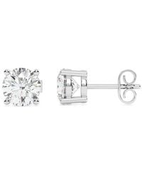 Lab Grown Diamonds - 14K 5.00 Ct. Tw. Lab-Grown Diamond Earrings - Lyst