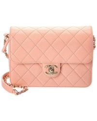 CHANEL - Quilted Leather Matelasse Shoulder Bag (Authentic Pre-Loved) - Lyst