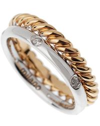 Pomellato - 18K 0.15 Ct. Tw. Diamond Woven Ring (Authentic Pre-Owned) - Lyst