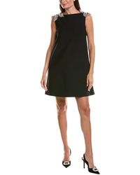 Oscar de la Renta - Double Face Silk-Lined Wool-Blend Cocktail Dress - Lyst