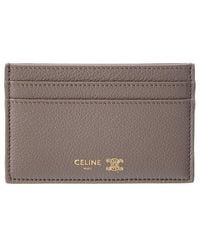 Celine - Medium Leather Card Holder - Lyst