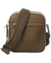 BOSS - Ray Ns Zip Leather Bag - Lyst