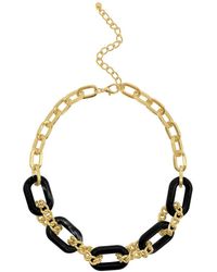 Adornia - 14k Plated Statement Necklace - Lyst