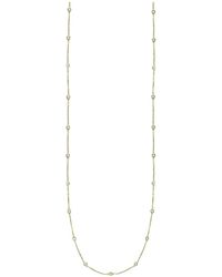 Suzy Levian - 14k 0.60 Ct. Tw. Diamond 36in Station Necklace - Lyst