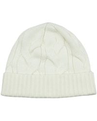 Portolano - Chunky Merino Wool Cable Beanie - Lyst
