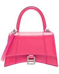 Balenciaga - Shiny Calfskin Hourglass Small Top Handle (Authentic Pre- Loved) - Lyst