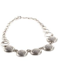 Gurhan Platinum 12.69 Ct. Tw. Diamond Necklace - Metallic