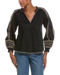 Velvet By Graham & Spencer - Scarlett Embroidered Pullover - Lyst