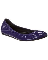Lanvin Classic Patent Ballet Flat - Purple