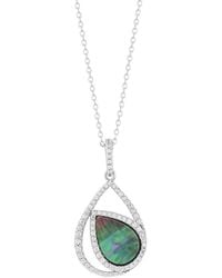 Suzy Levian CZ Jewelry - Suzy Levian Cz Dangle Necklace - Lyst