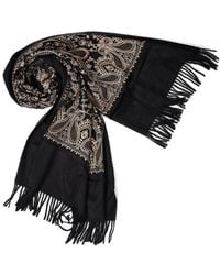 Saachi - Paisley Embroidered Scarf - Lyst