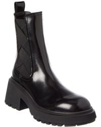 Jimmy Choo - Louri Leather Combat Boot - Lyst