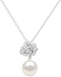 Pearls - Pearl & 7.5Mm Pearl Pendant Necklace Pendant - Lyst