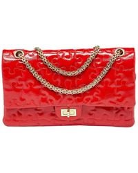 Chanel - Patent Leather Puzzle Classic 226 Reissue 2.55 Double Flap Bag (Authentic Pre-Owned) - Lyst
