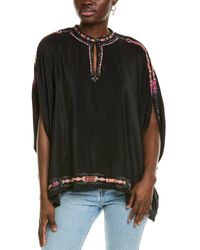 Johnny Was - Petite Sascha Silk Poncho - Lyst