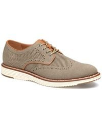 Johnston & Murphy - Brody Plain Toe Suede Shoe - Lyst