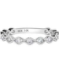 H.J. Namdar - 14K 0.33 Ct. Tw. Diamond Stackable Ring - Lyst