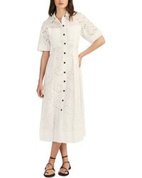 10 Crosby Derek Lam - Lincoln Short Sleeve Utility Dress - Lyst