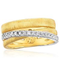 Suzy Levian CZ Jewelry - Suzy Levian Golden Helix Cz Ring - Lyst