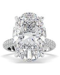 Lab Grown Diamonds - 14K 10.00 Ct. Tw. Lab-Grown Diamond Ring - Lyst