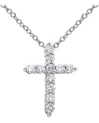 Diana M. Jewels - Fine Jewelry 18k 2.20 Ct. Tw. Diamond Cross Necklace - Lyst