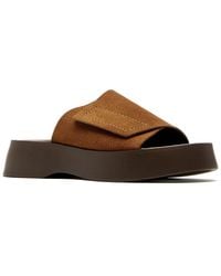 La Canadienne - Viv Suede Sandal - Lyst