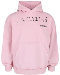 Balenciaga - Hand Drawn Logo Hoodie - Lyst