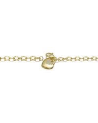 Genevive Jewelry - Rachel Glauber 14K Plated Cz Cable Chain Bracelet - Lyst