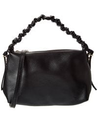 Italian Leather - Top Handle Shoulder Bag - Lyst
