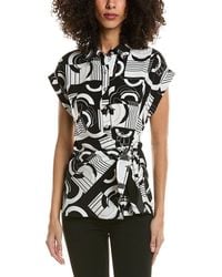 KARL LAGERFELD - Oversize Utility Blouse - Lyst