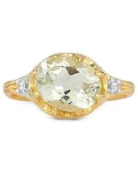 Reiss - 14K 4.30 Ct. Tw. Diamond & Amethyst Cocktail Ring - Lyst