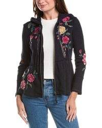 Johnny Was - Petite Peplum Metallic Thermal Hoodie - Lyst