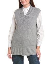 Lafayette 148 New York - Chunky Wide Cashmere & Wool-Blend Sweater - Lyst