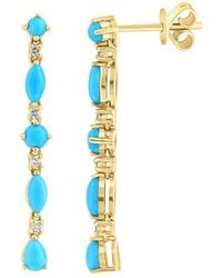 Effy Fine Jewelry - 14K 1.20 Ct. Tw. Diamond & Earrings - Lyst