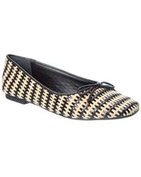 SCHUTZ SHOES - Arissa Leather Flat Ballet - Lyst