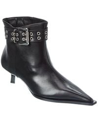 SCHUTZ SHOES - Jess Leather Bootie - Lyst