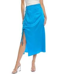 Nicholas - Lia Silk Midi Skirt - Lyst